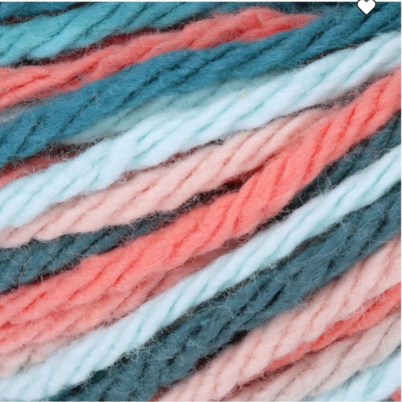 🧶 Lily Sugar'n Cream Cotton Yarn - 100% Cotton in Coral Seas - 4 skeins 🧶 NWT!!! - Picture 3 of 4